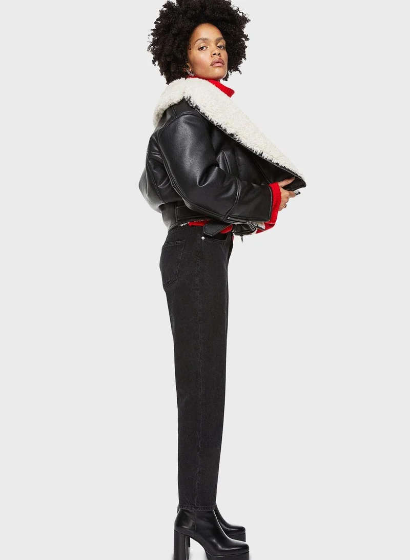 H&M Wide High Waist Jeans